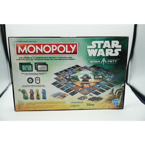 Monopoly Star Wars Boba Fett Edition Board Game | New Sealed - Picture 2 of 2